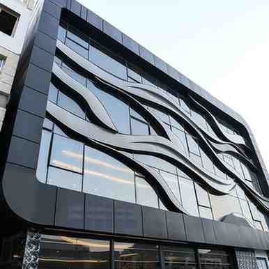 Custom Steel Facade